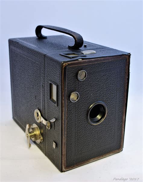 Vintage The Major All Metal Box Camera & Original Box National 